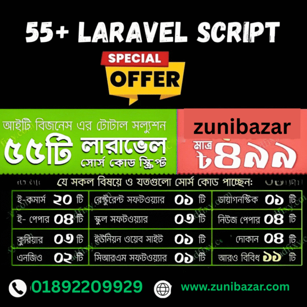 55+ Laravel Script Collection for IT Businesses