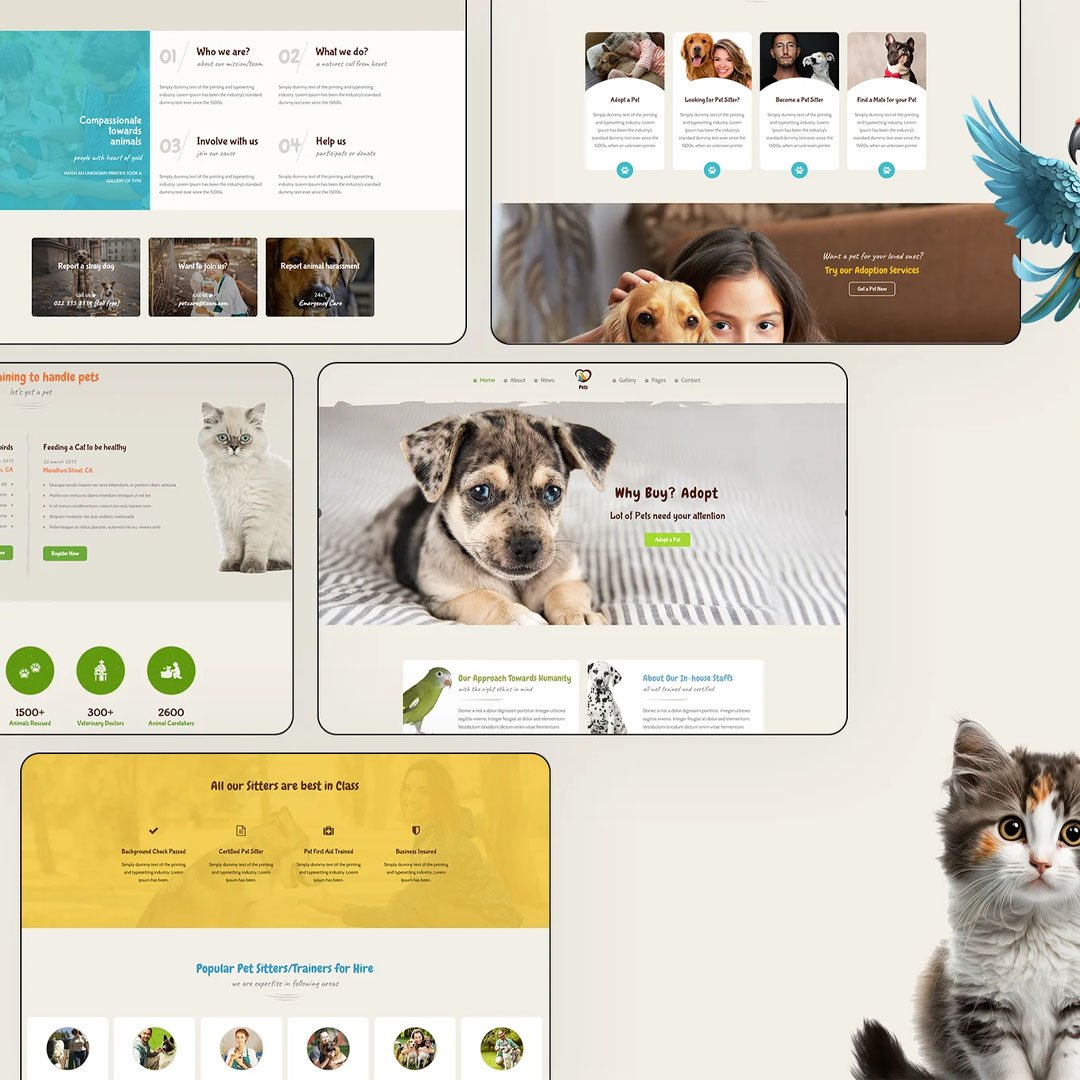 Pet World - Dog Care & Pet Shop WordPress Theme